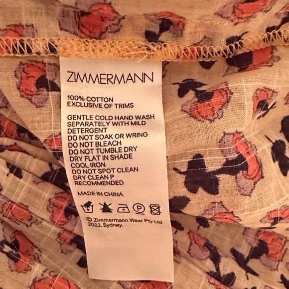 Zimmermann Floral Dress in Pink and Yellow - Picture 4 of 5